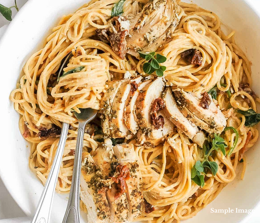 Tuscan Chicken Spaghetti