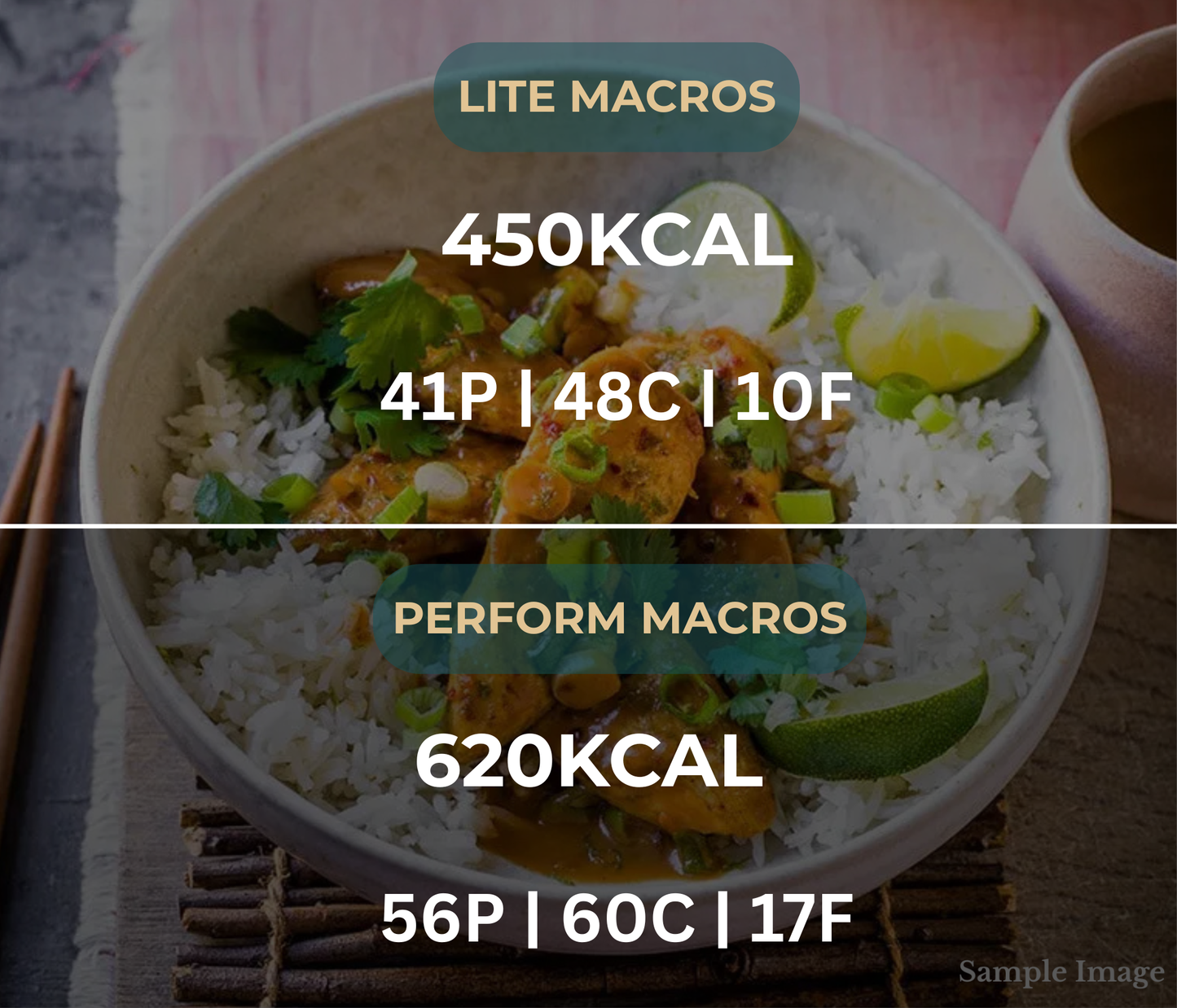Creamy Satay Chicken with Rice