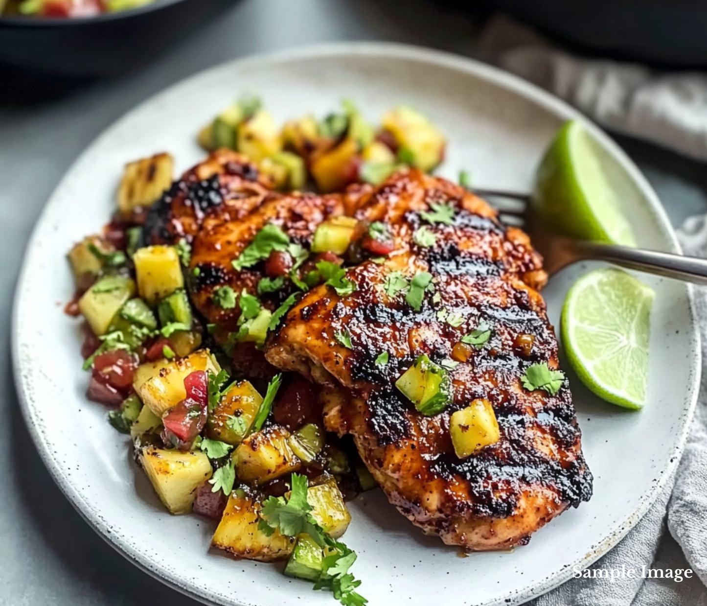 Smoky Chipotle Chicken with Sweet Potato & Fresh Salsa