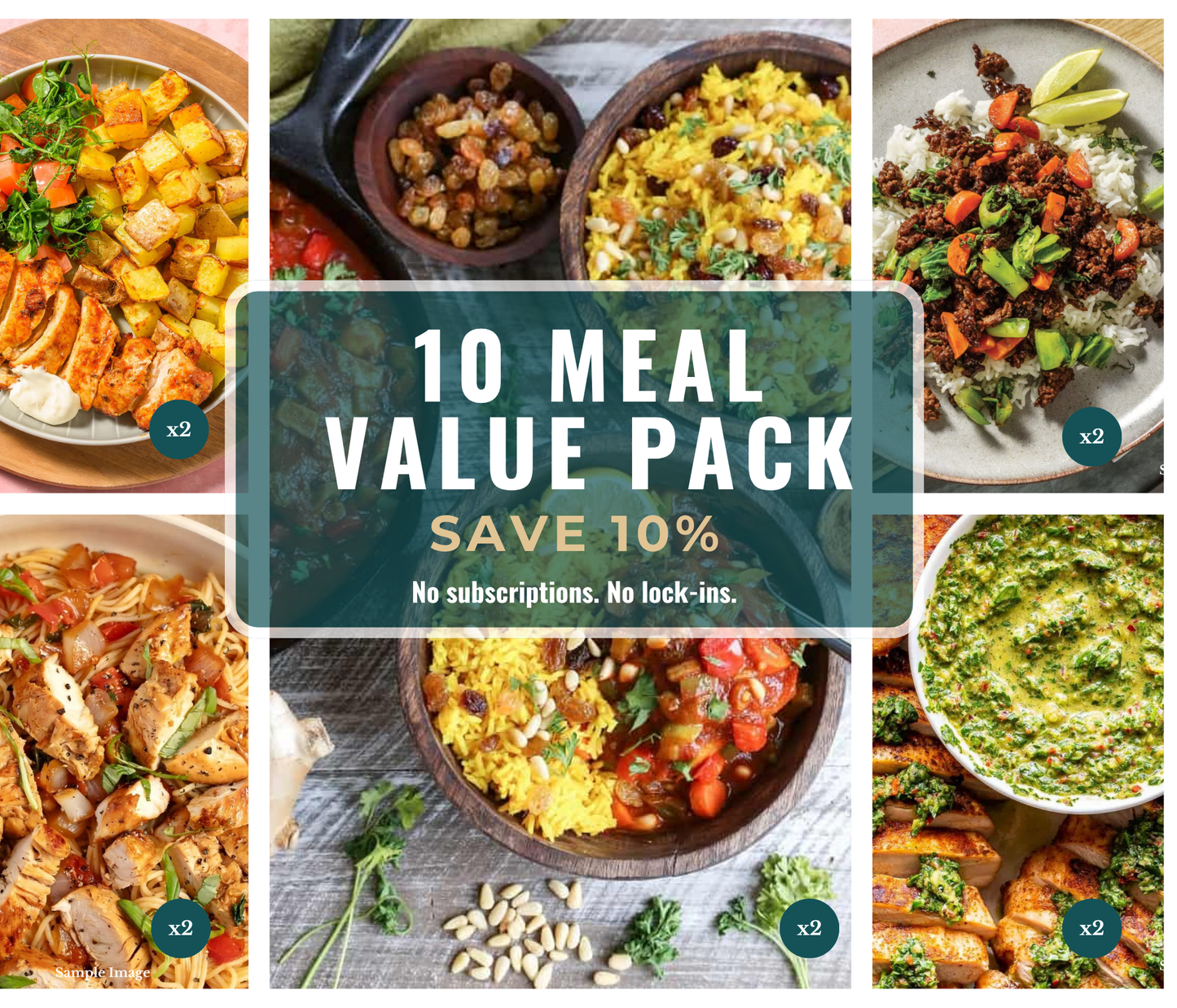 10 Meal Value Pack – Save 10%