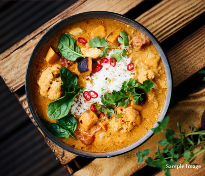 Thai Red Chicken Curry with Rice